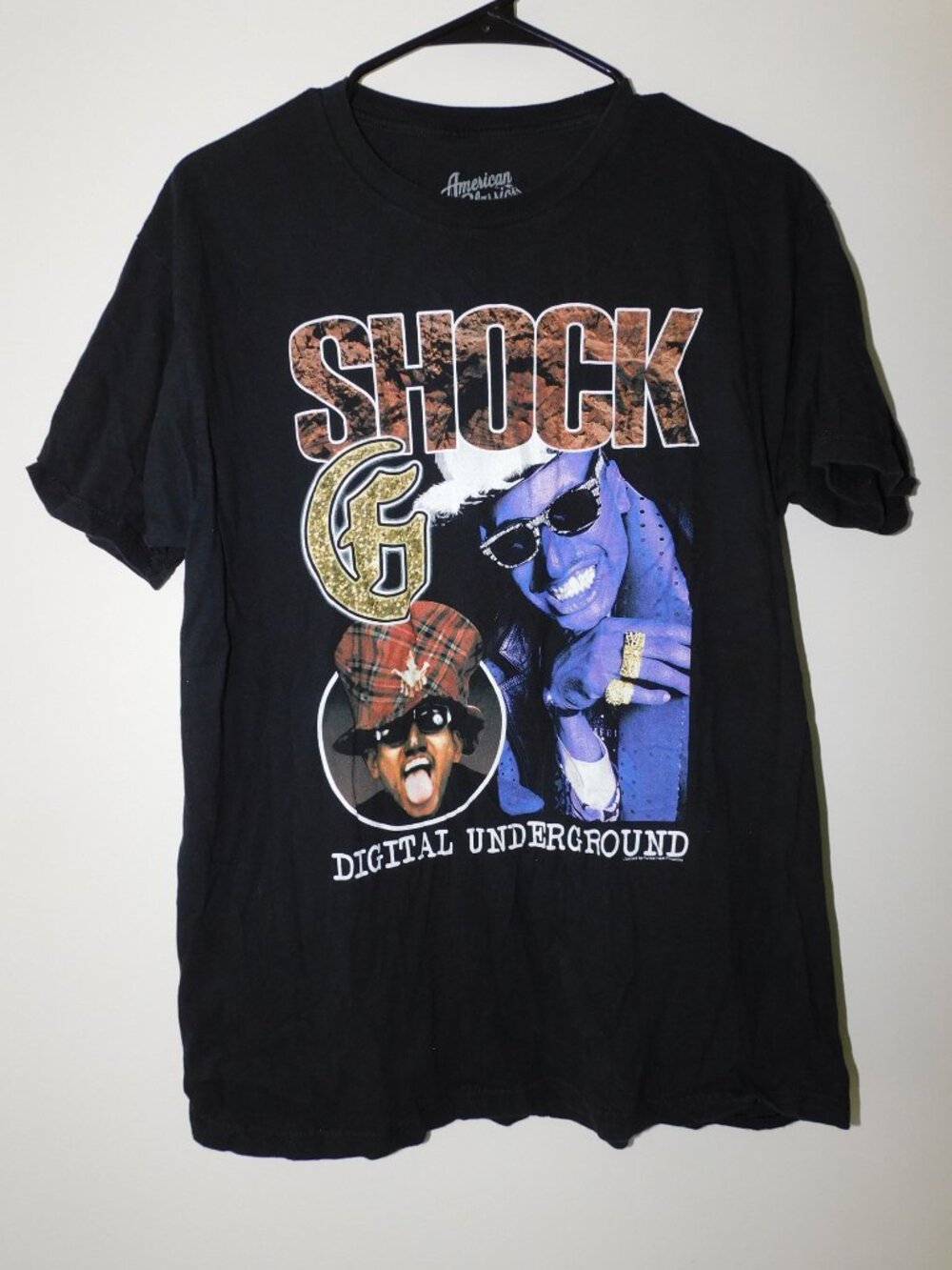 Digital Underground Shock G t shirt - adult large - hip hop rap